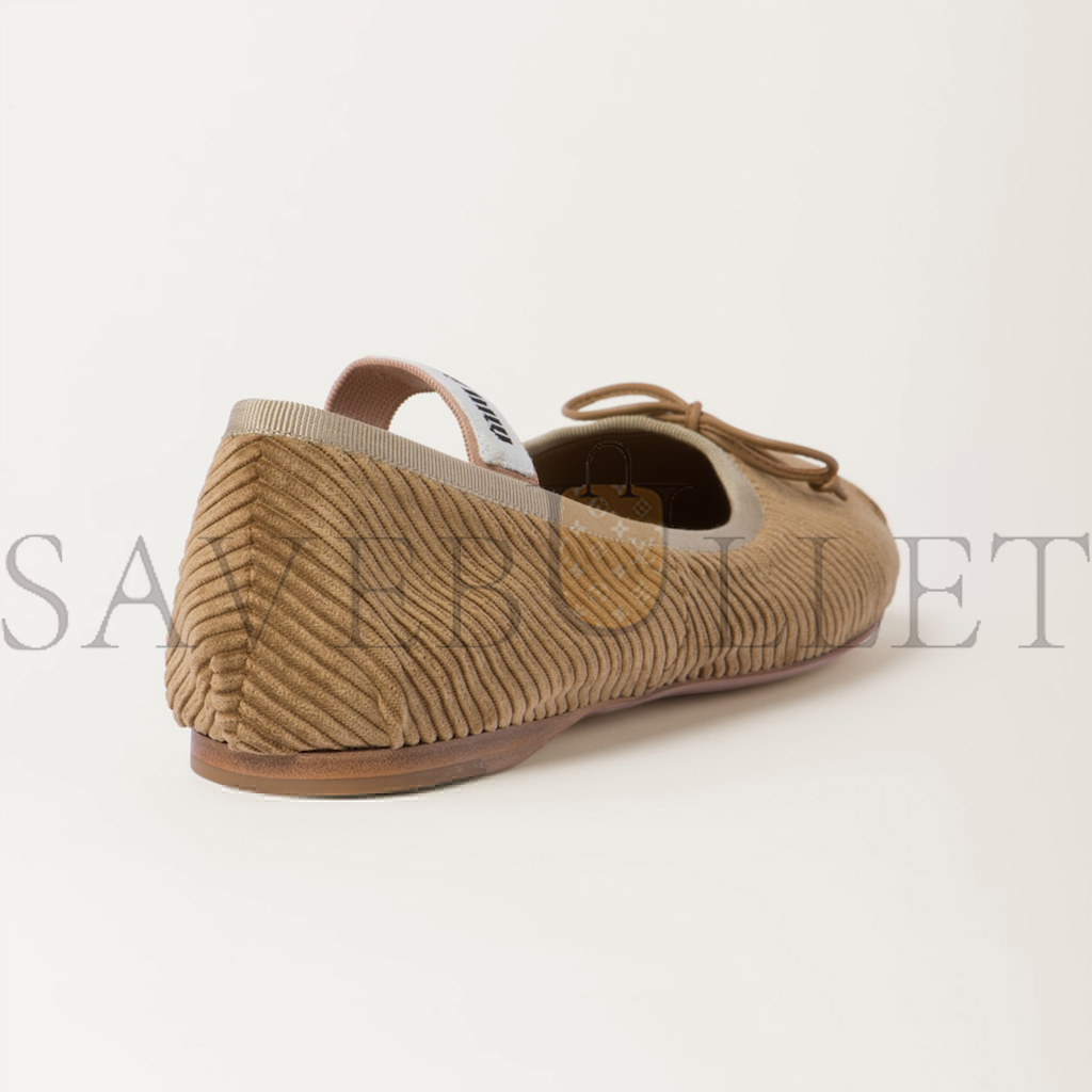 M1v M1v corduroy ballerinas 5f794d